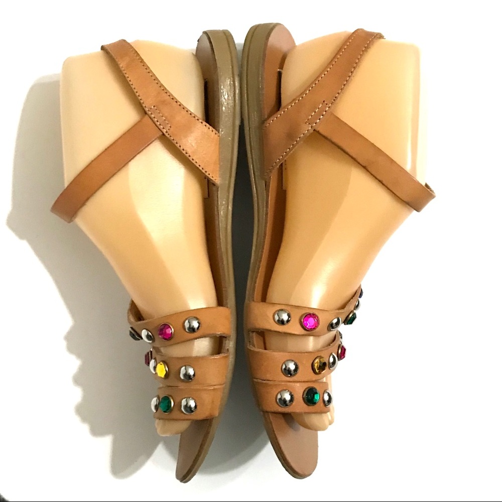 Steve Madden Sunset Sandals Toe Ring Embellished - image 5